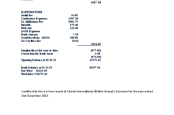 LIBG Accounts for 2024 AGM