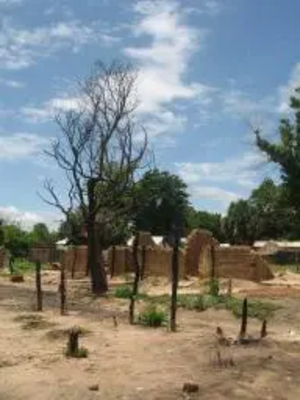 Darfur ruined house